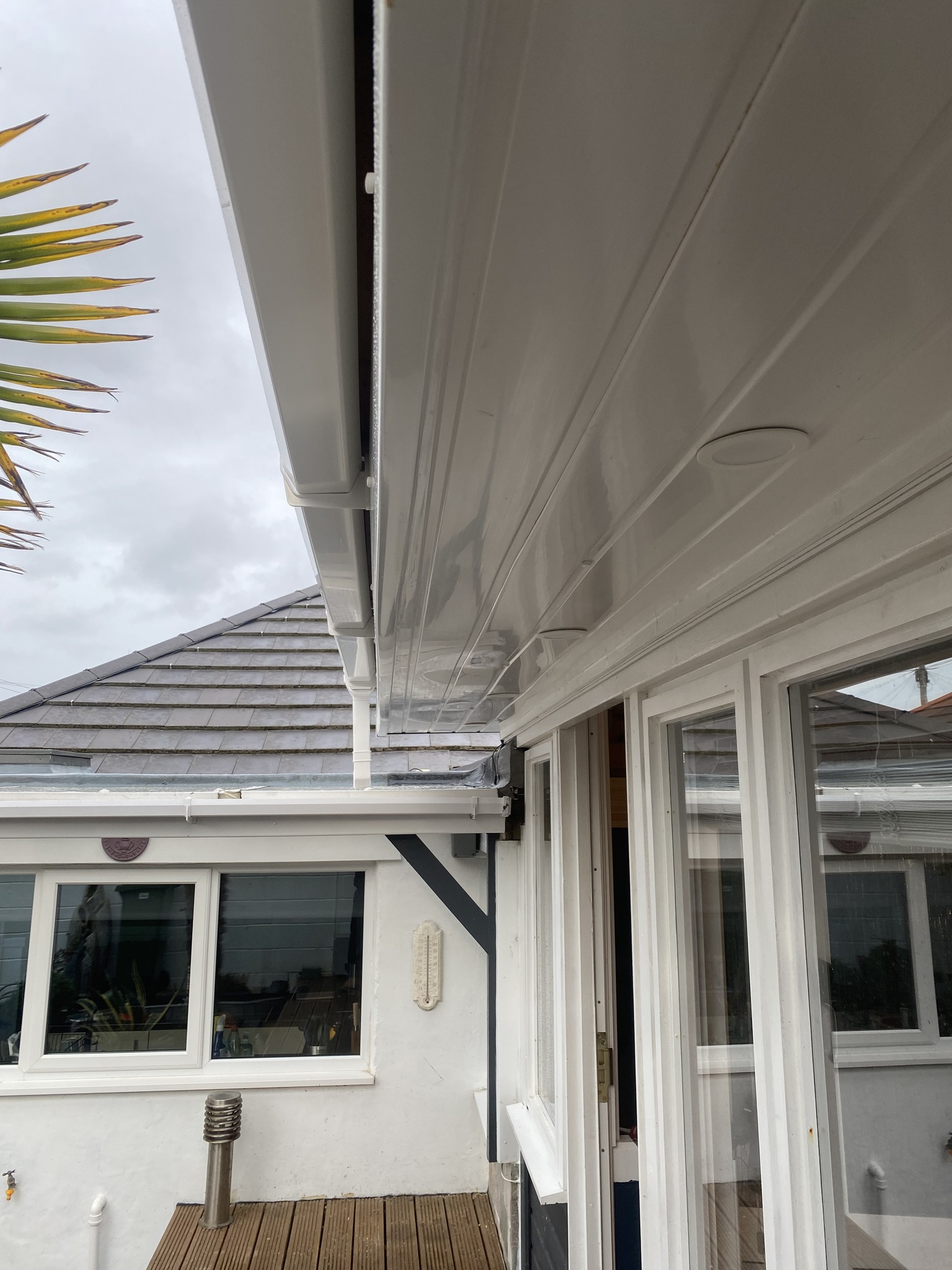 UPVC guttering fascia's